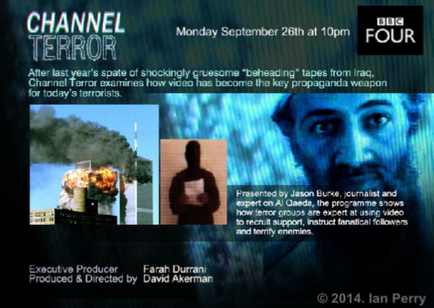 Image of "CHANNEL TERROR" filmed by Ian Perry